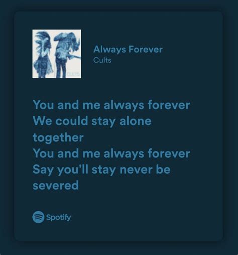 always forever lyrics